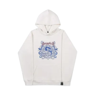 SUPPLIER Snake Emblem Hoodie "White"