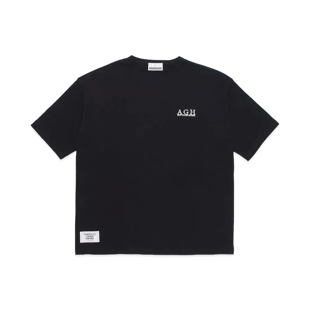 APHRODITEGANG AGH Hottownhomie One Point Embroidery S/S Tee "Black"