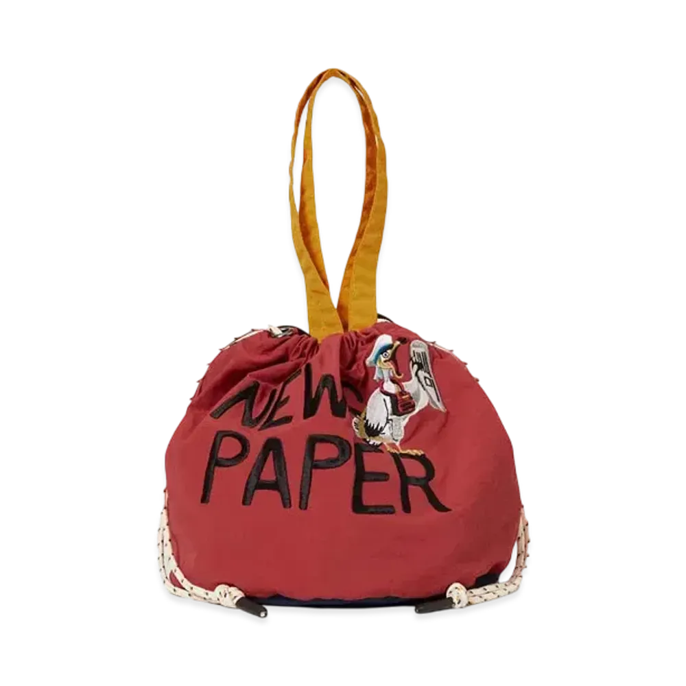 graniph x ONE PIECE Extra String Bag "Red"