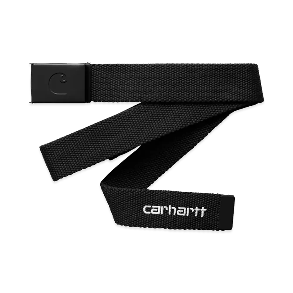 Carhartt WIP C-Logo Belt Tonal "Black/White"