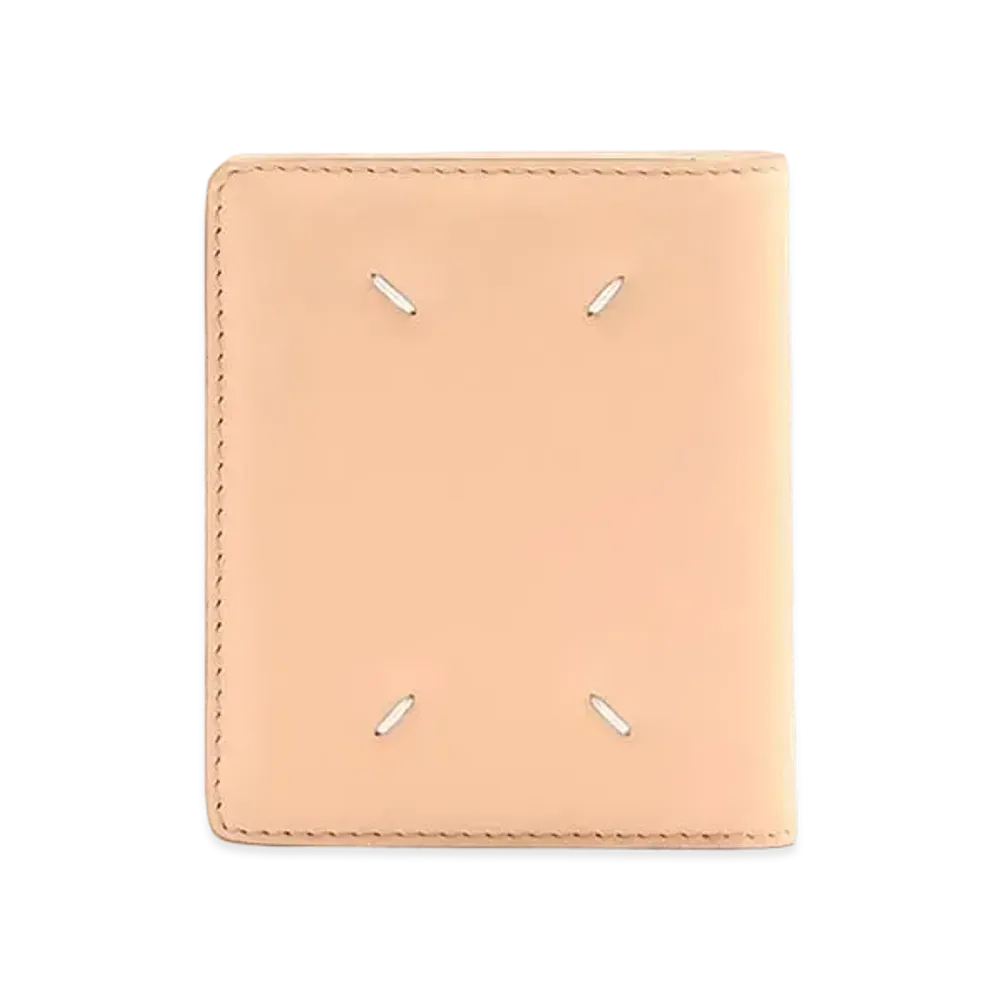 Maison Margiela Bi-Fold Calf Leather Wallet "Nude"