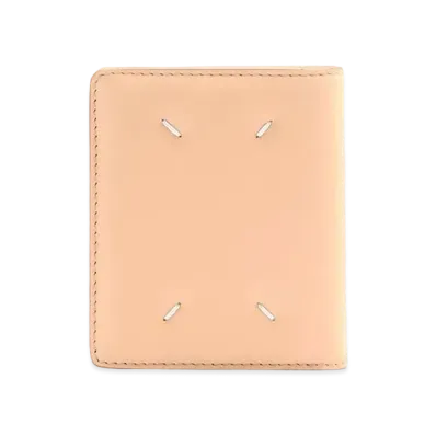 Maison Margiela Bi-Fold Calf Leather Wallet "Nude"