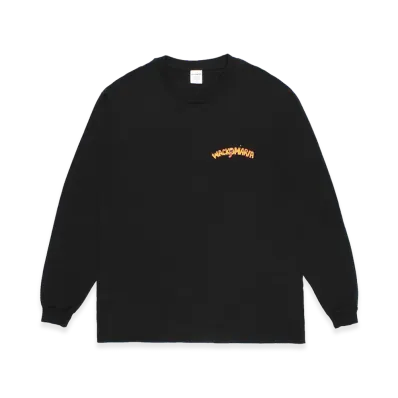 WACKO MARIA Tim Lehi / Washed Heavy Weight Long Sleeve T-Shirt "Black"