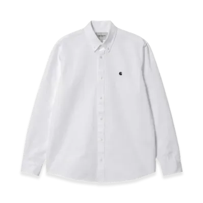 Carhartt WIP Long Sleeve Madison Shirt "White/Black"