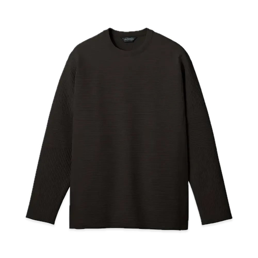 DESCENTE ALLTERRAIN Fusion Knit Crew Neck "Black"