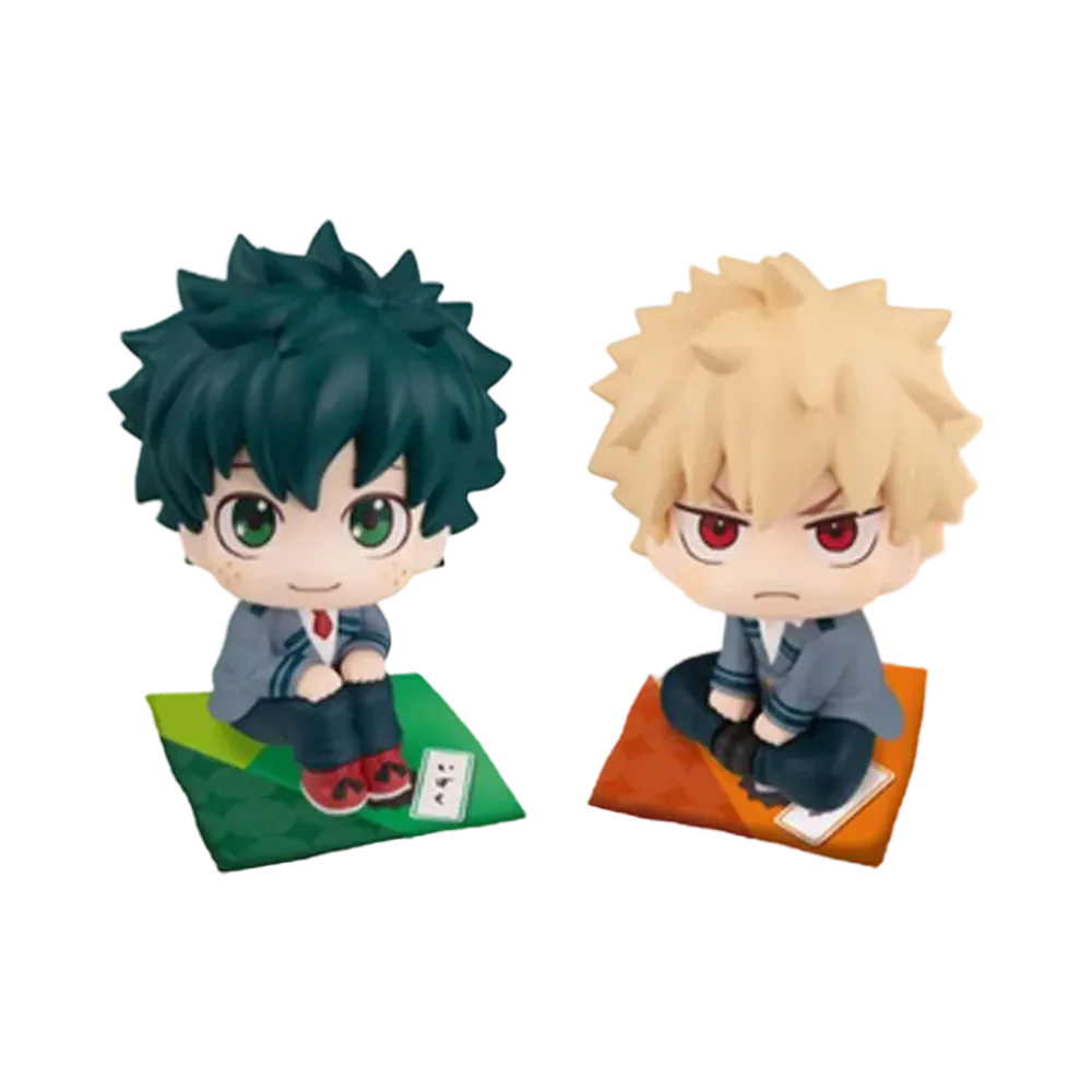 MegaHouse "Lookup" -My Hero Academia- Izuku Midoriya & Katsuki Bakugo Limited edition with a cushion.
