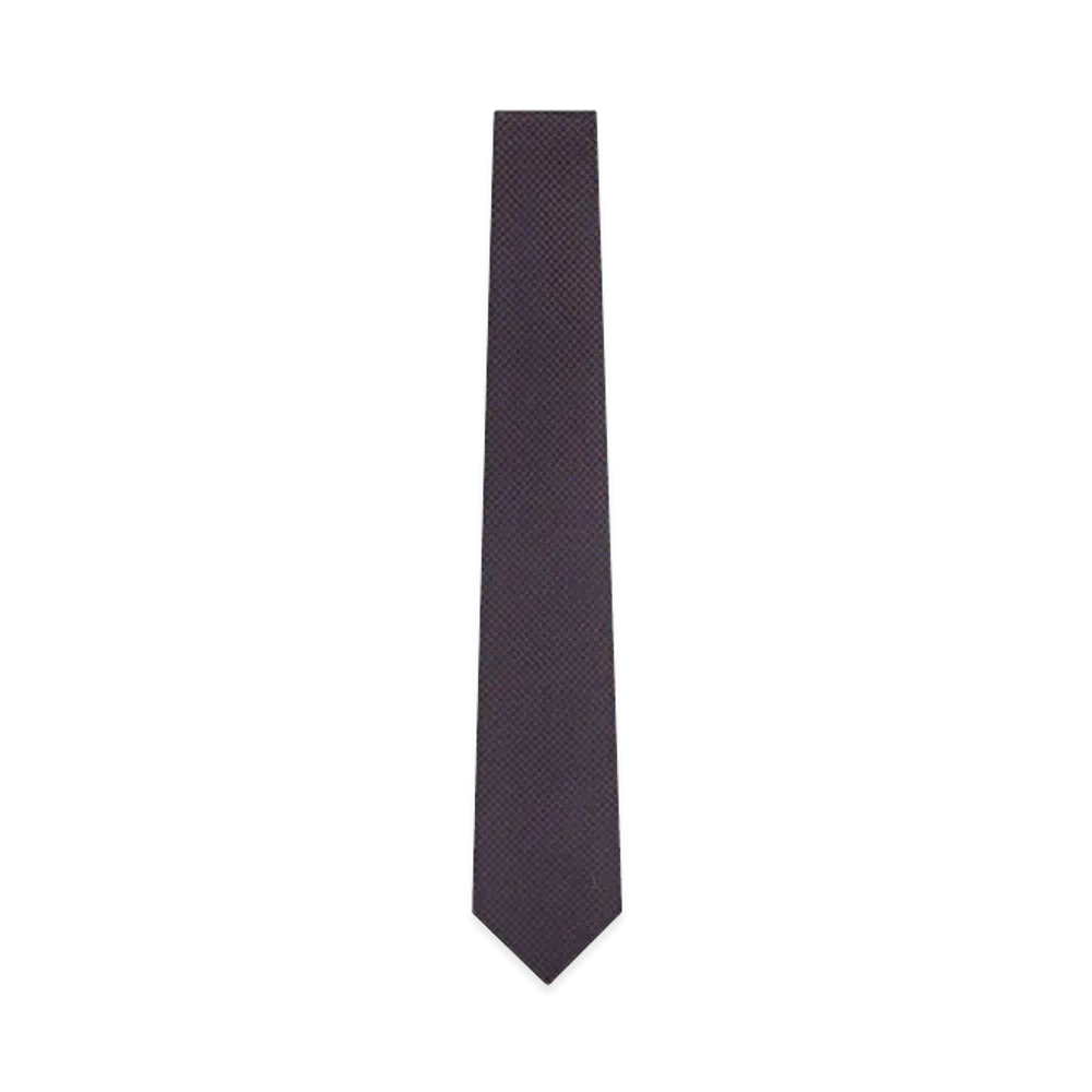 Louis Vuitton Tie Micro Damier 8cm "Chocolate"