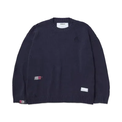 NEIGHBORHOOD Savage Crewneck Sweater "Navy"