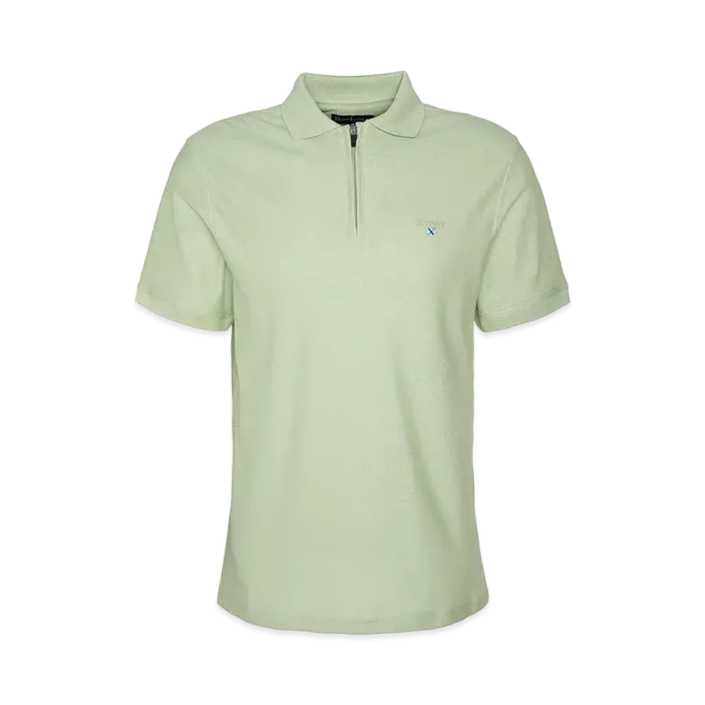 Barbour Half-Zip Polo Shirt "Green"