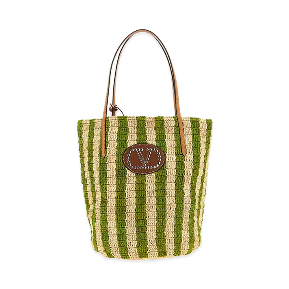 Valentino Women's Shopping Garavani Raffia "Green"