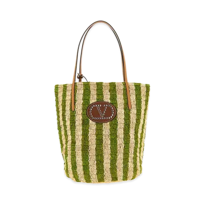 Valentino Women's Shopping Garavani Raffia "Green"