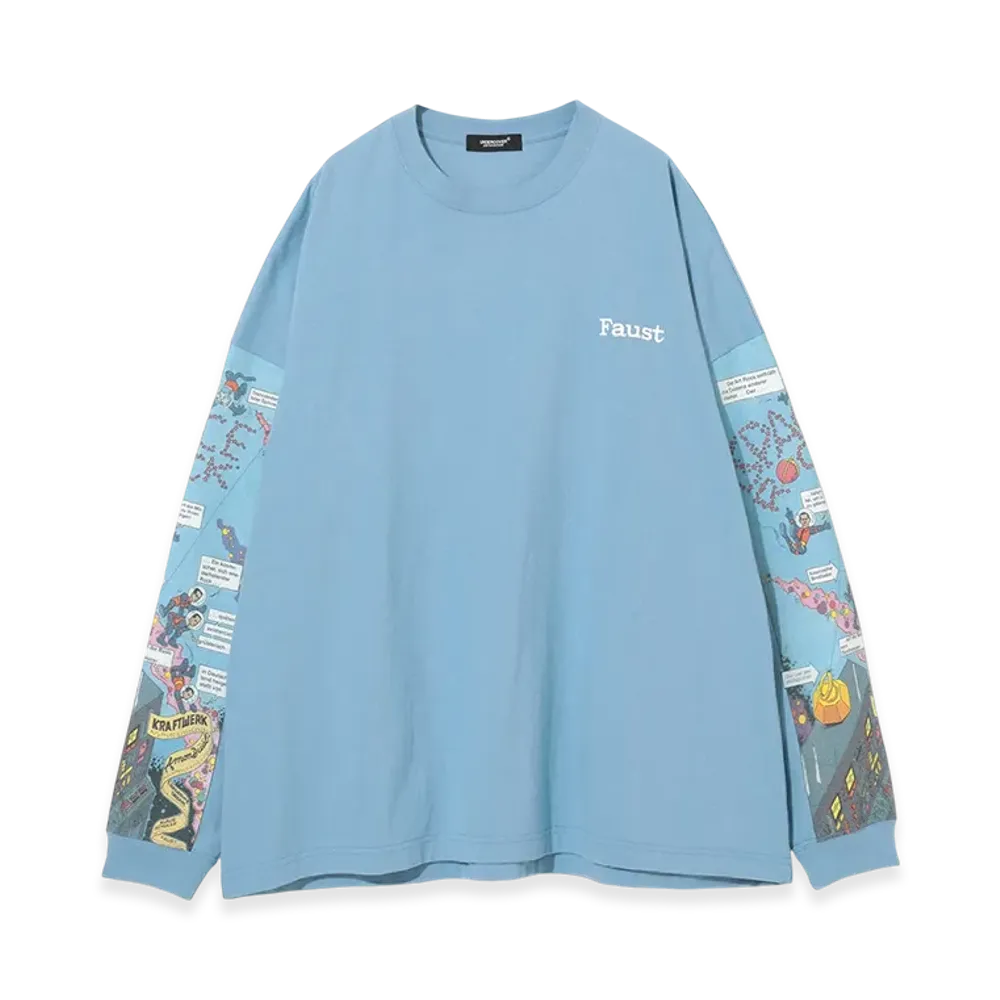 UNDERCOVER Cotton Wide Long Sleeve T-Shirt "Light Blue"
