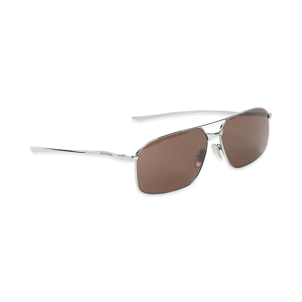 BALENCIAGA Monday Navigator Sunglasses "Brown"