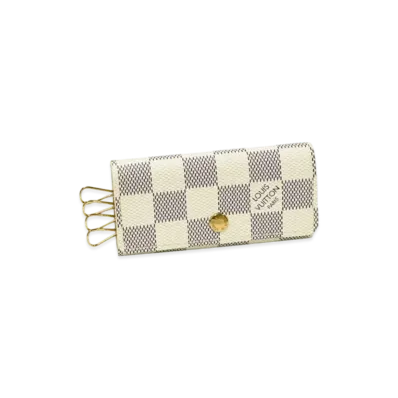 Louis Vuitton 4 Key Holder Damier Azur