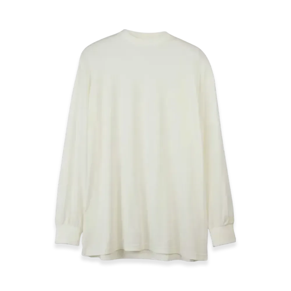 Y-3 Mock Neck Long Sleeve Top "Off White"