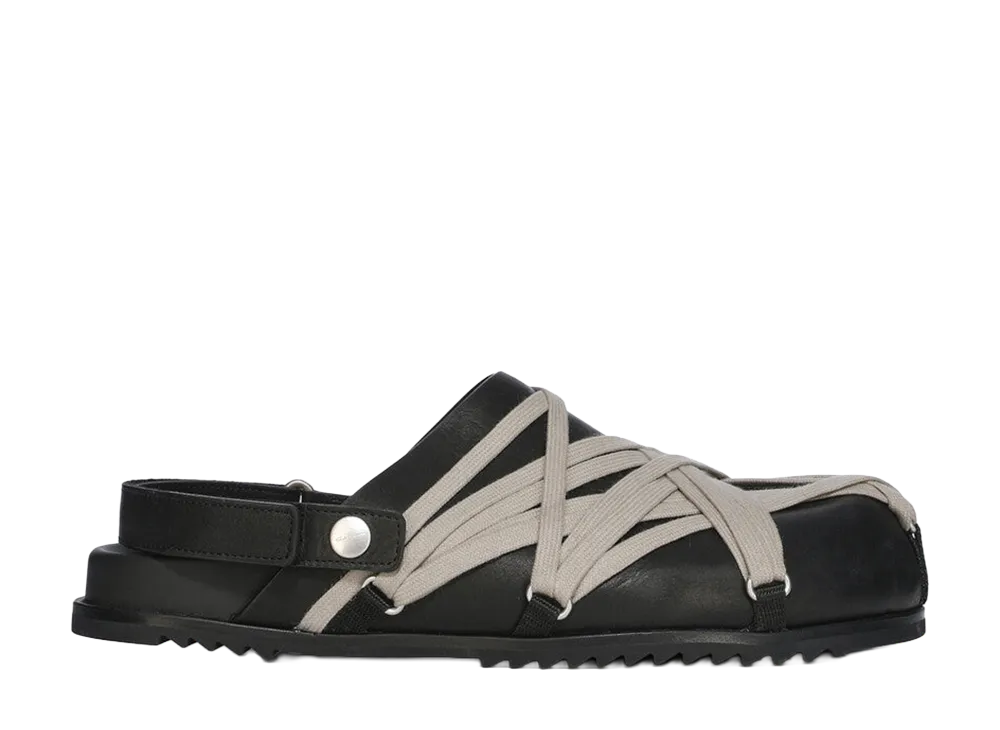 【付属品なし】Rick Owens スポーツサンダル ブラック/ホワイト 46 サンダル(SANDAL)/リック オウエンス 人気の新作を安心売買