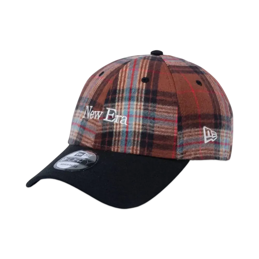 NEW ERA 9Forty Fabric Series Tartan Check "Brown"