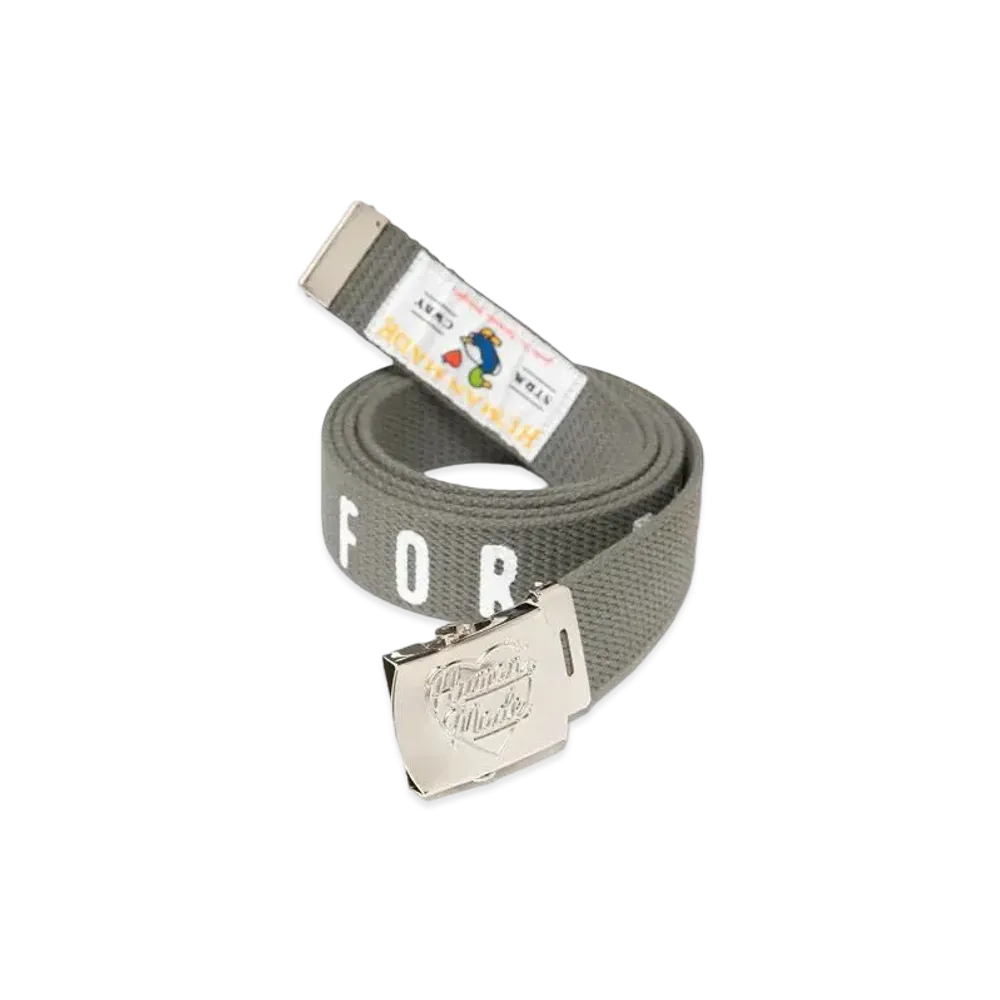 HUMAN MADE WEB BELT "Gray"