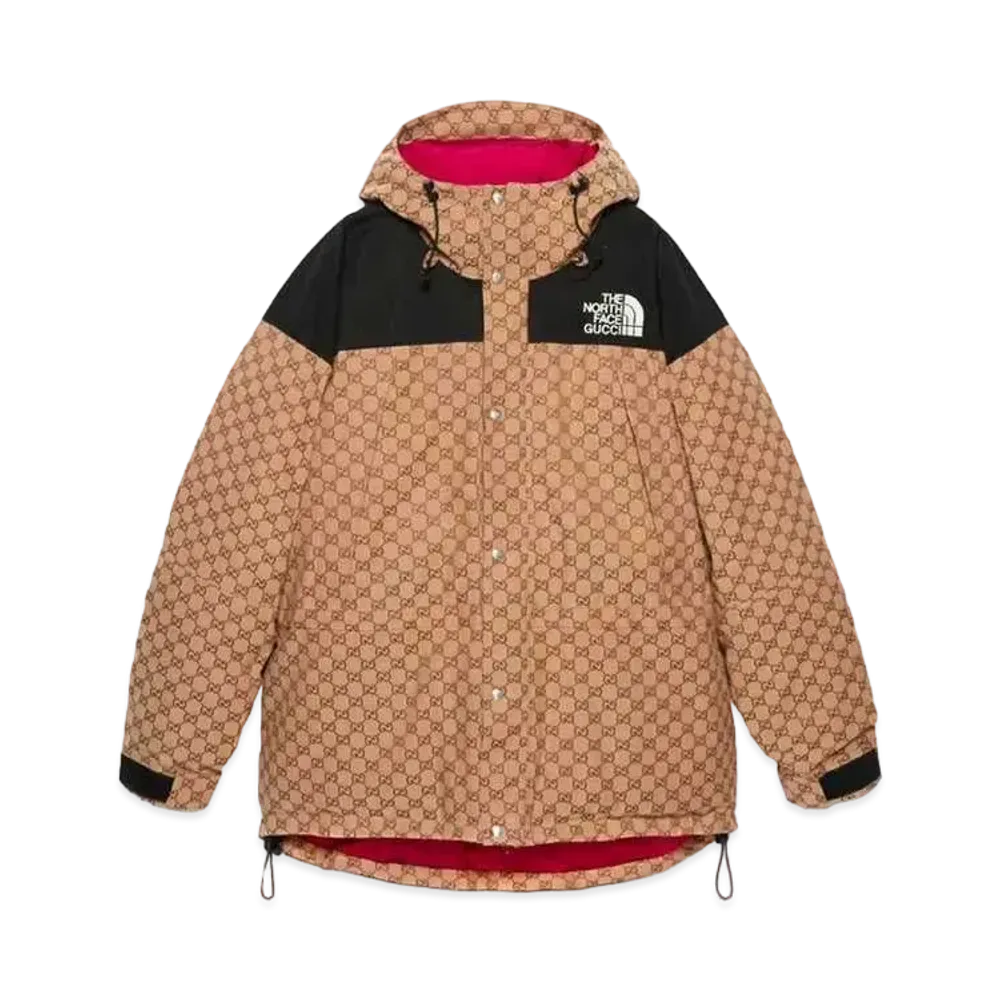 GUCCI × The North Face Down Jacket "Beige Ebony"