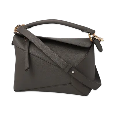 LOEWE Puzzle Edge Small "Dark Grey"