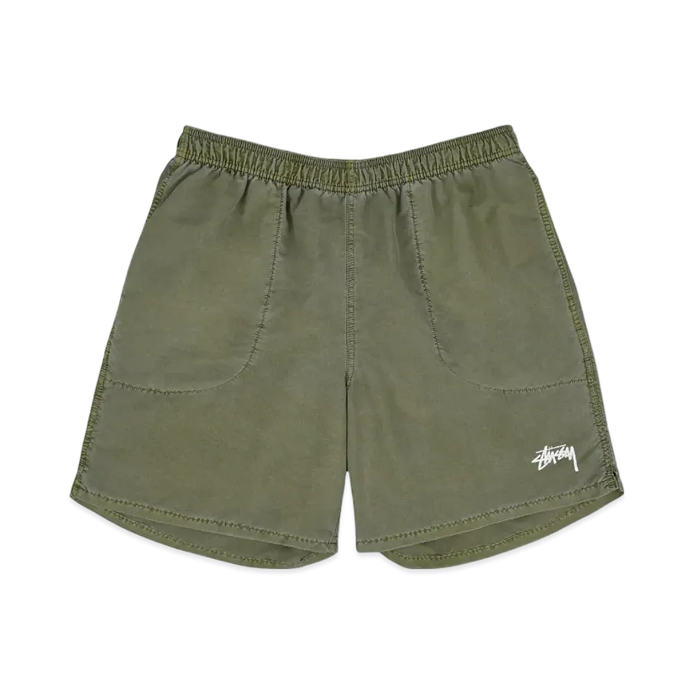 Stussy Stock Water Pigment Short "Olive"