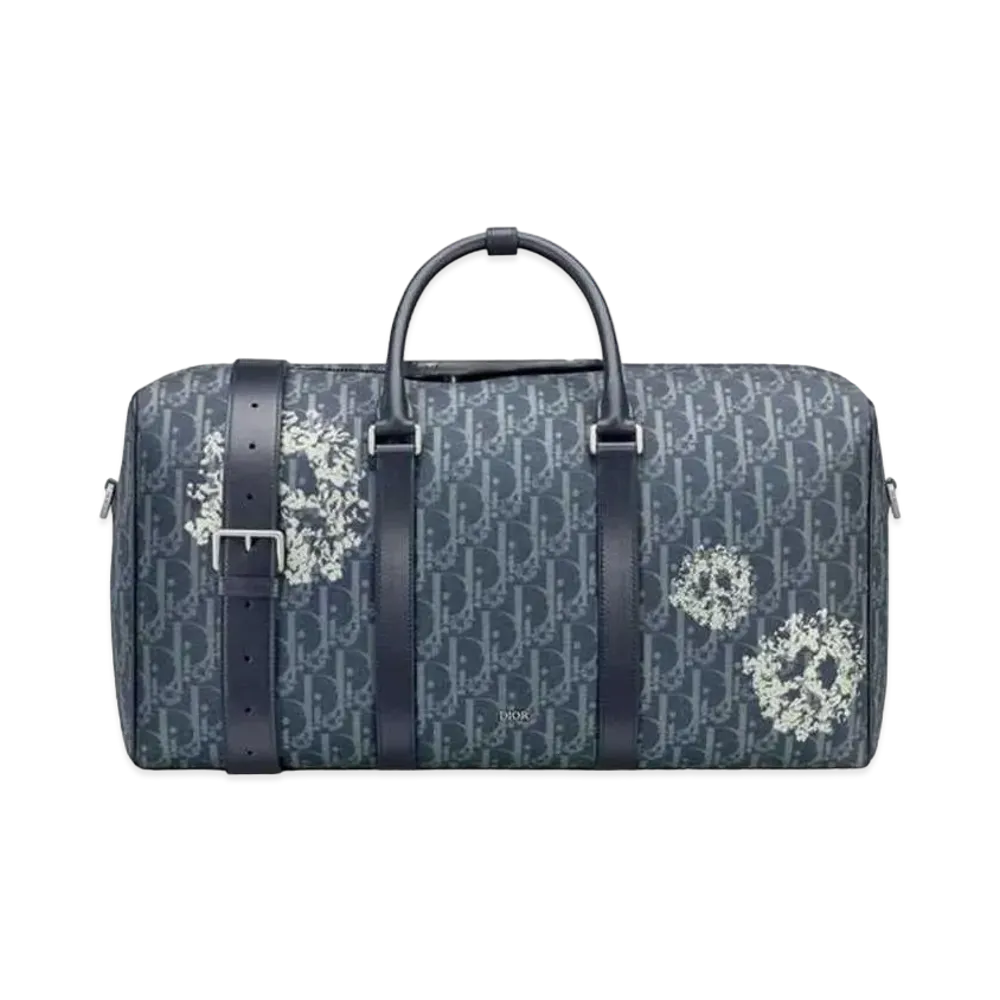 Dior Tears Dior Lingot 50 Bag Dior Oblique and Peace Sign Dior Tears Denim "Blue"