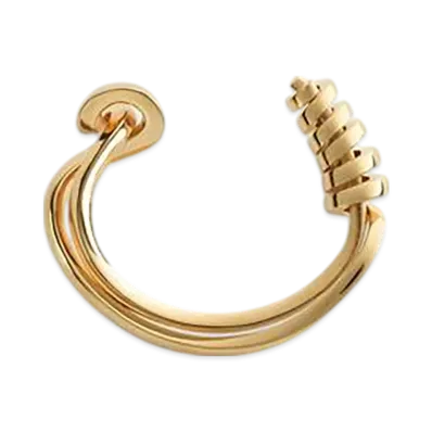 Bottega Veneta Twist Cuff Bracelet "Yellow Gold"