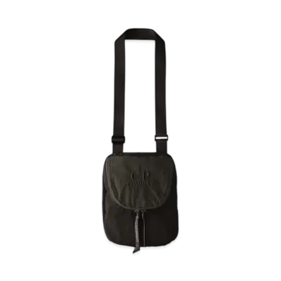 C.P. Company Plain Paper Touch Shoulder Bag "Black"