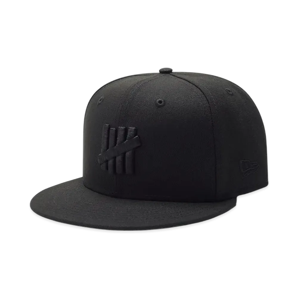 UNDEFEATED x New Era Monochrome Icon Fitted "Black"