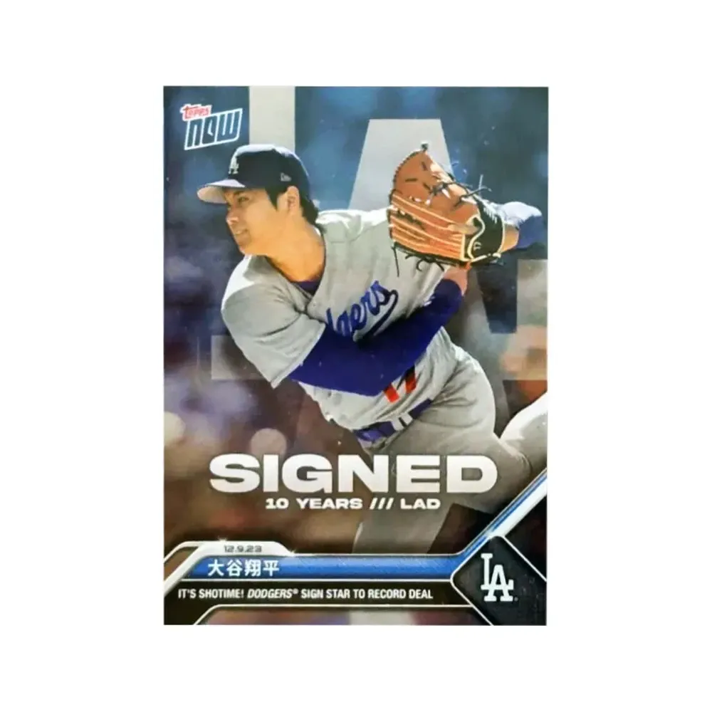 大谷翔平 SSP [OS-21](2024 MLB トップスナウ JPカード)