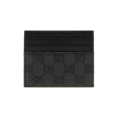 GUCCI GG Canvas Essence Classic Card Holder "Black"