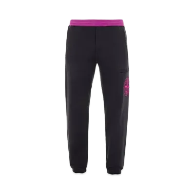 Stone Island 62937 DIAGONAL POLYESTER COTTON FLEECE_REGULAR FIT "Magenta"