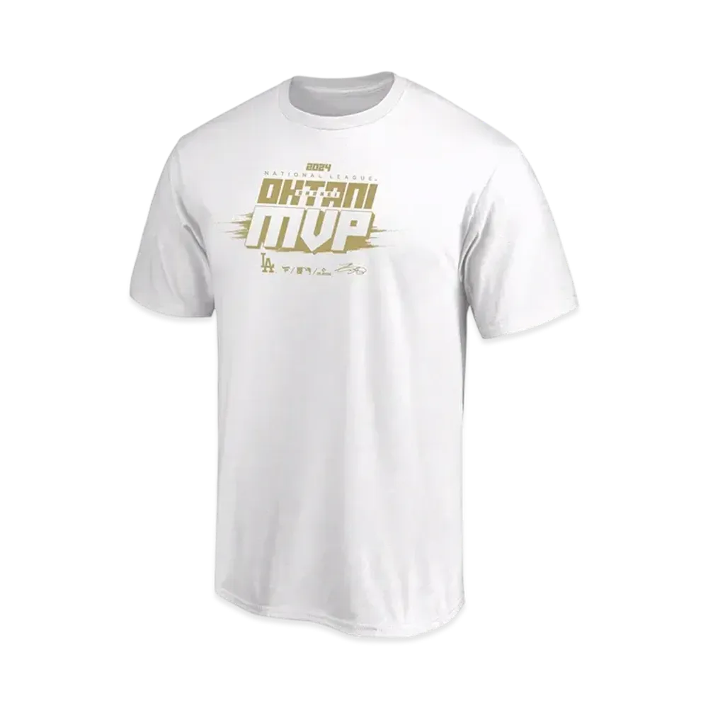 MLB Fanatics Dodgers Shohei Ohtani National League MVP 2024 Award Commemoration Name & Number Uniform Number T-Shirt "White"