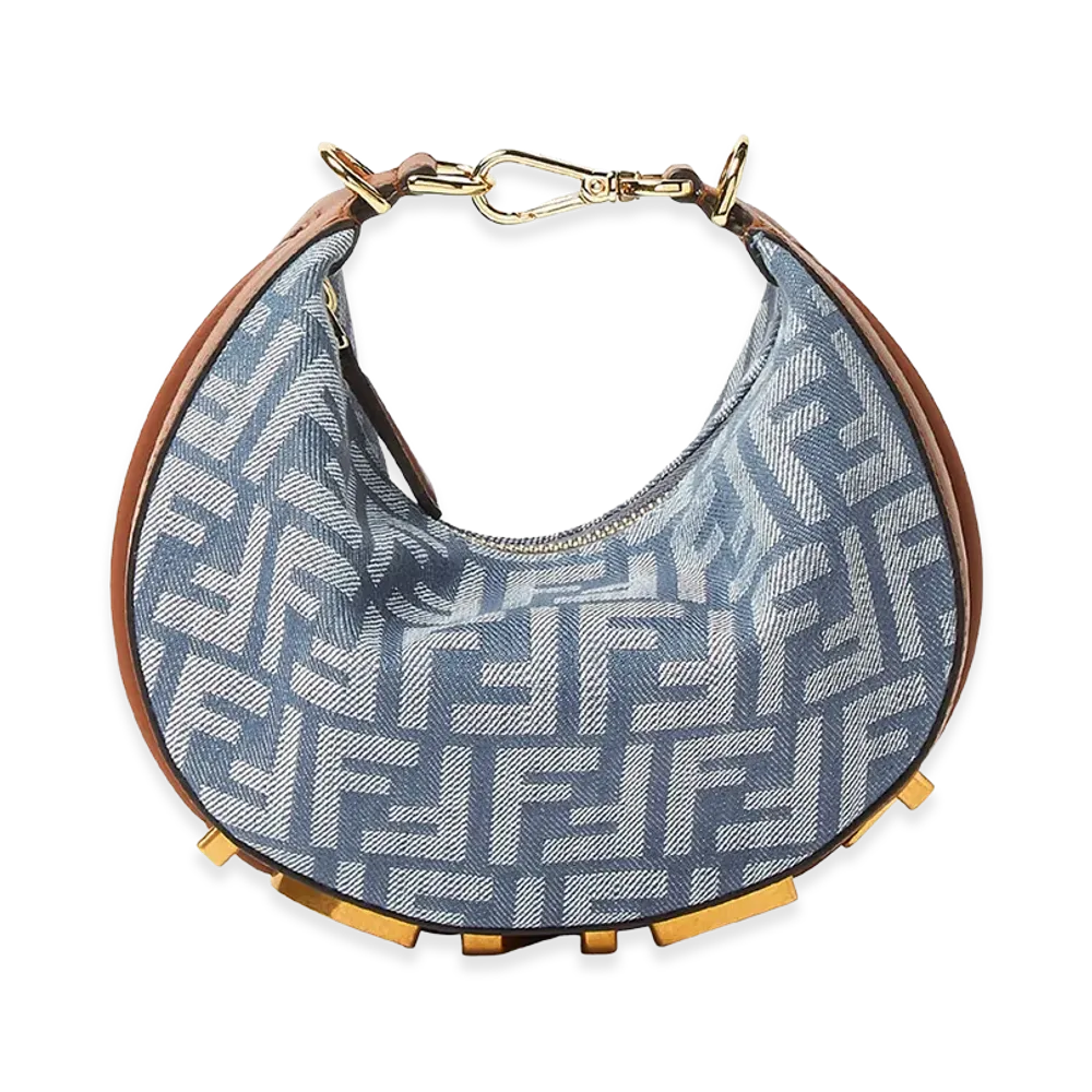 FENDI Women's Mini FENDI Women'sgraph FF Handbag "Blue"