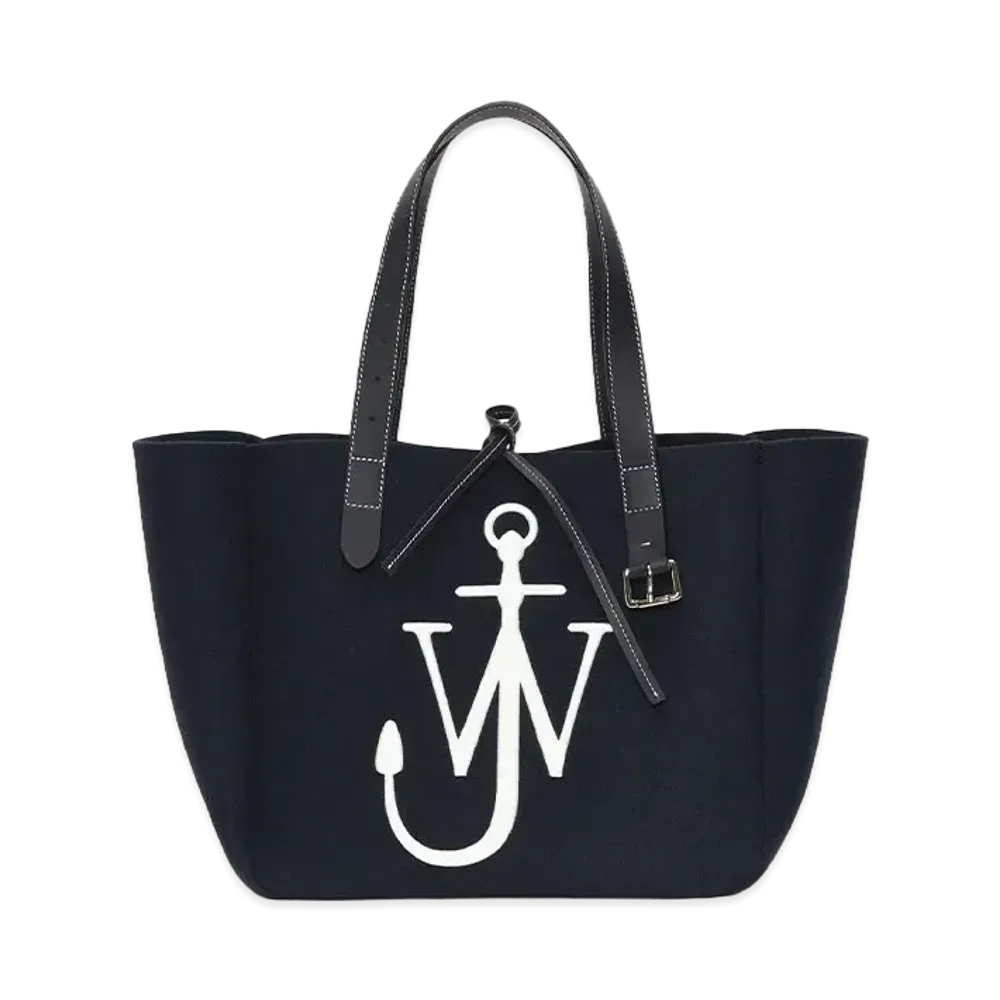 JW ANDERSON Belt Tote Bag "Navy/White"