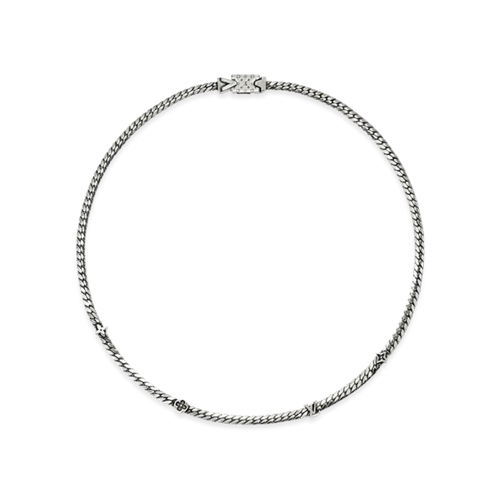 Louis Vuitton Necklace LV Coil "Silver"