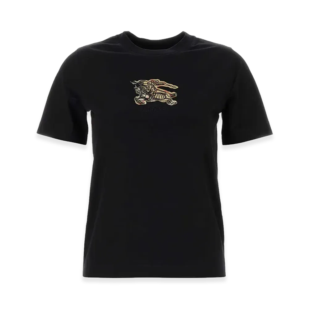Burberry Women's Cotton T-Shirt "Black"