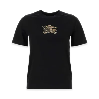 Burberry Women's Cotton T-Shirt "Black"