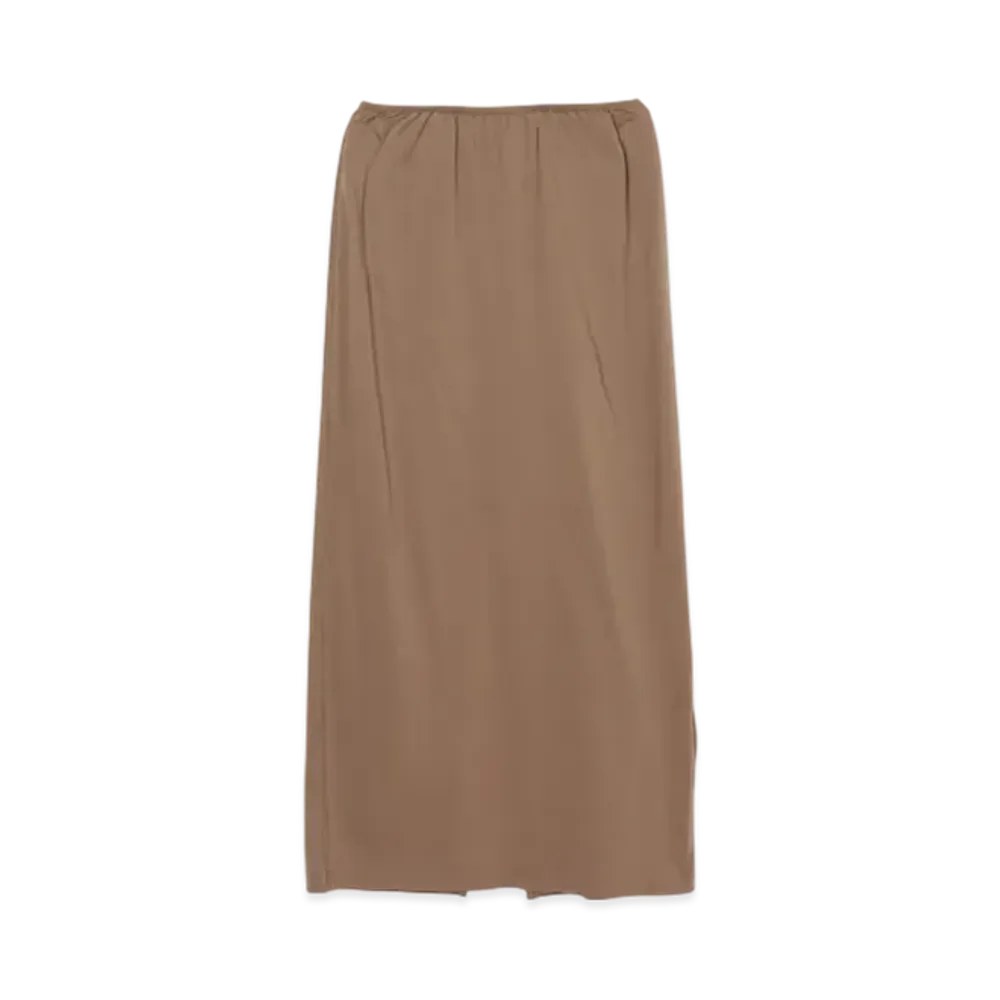 INSCRIRE Light Jersey Long Skirt "Mocha"