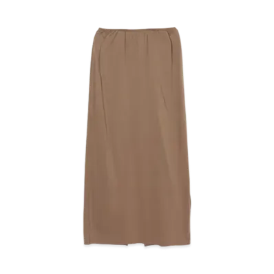 INSCRIRE Light Jersey Long Skirt "Mocha"