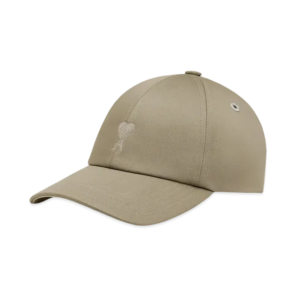 AMI PARIS Amidoucourt Embroidered Cap "Laurier/Gingembre"