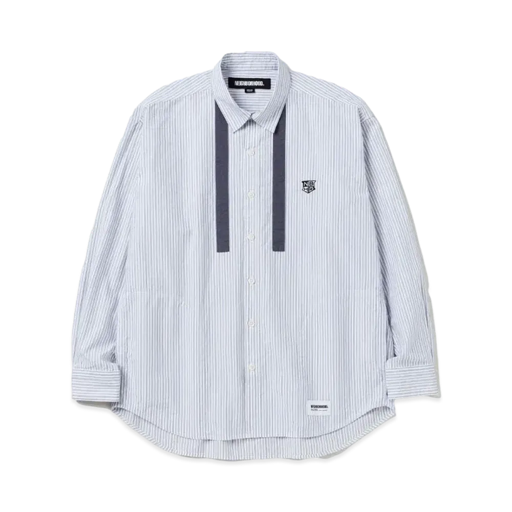 NEIGHBORHOOD Tie Shirt LS "Stripe-A"