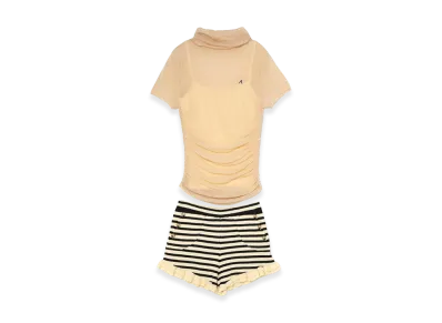 ANDMARY Women's Connie Mini Pants Set Up "Beige"