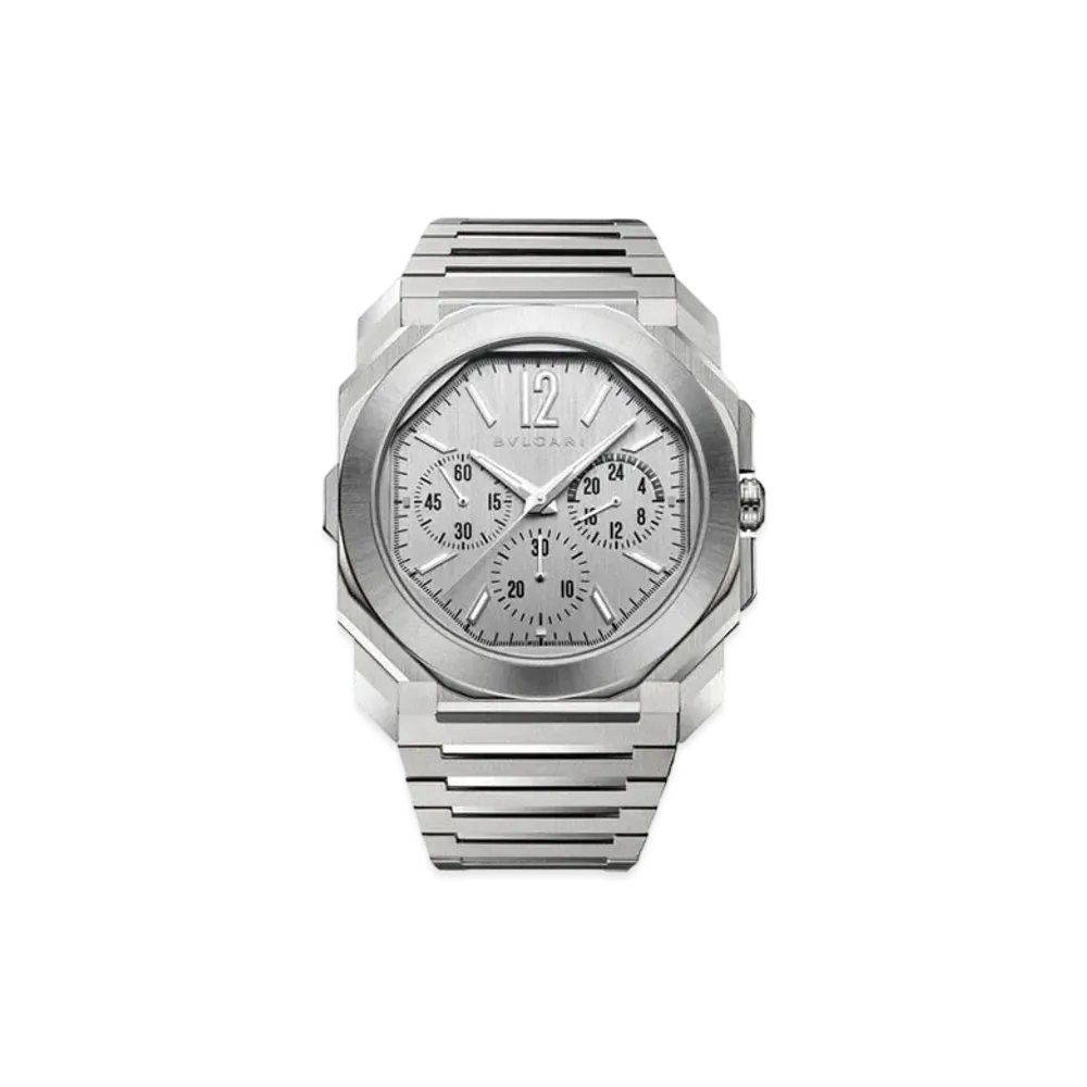 BVLGARI Octo Finissimo Watch "Stainless Steel/Silver"