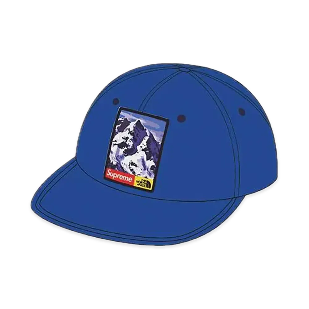Supreme x The North Face Mountain 6-Panel Hat "Blue"