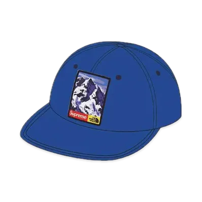 Supreme x The North Face Mountain 6-Panel Hat "Blue"