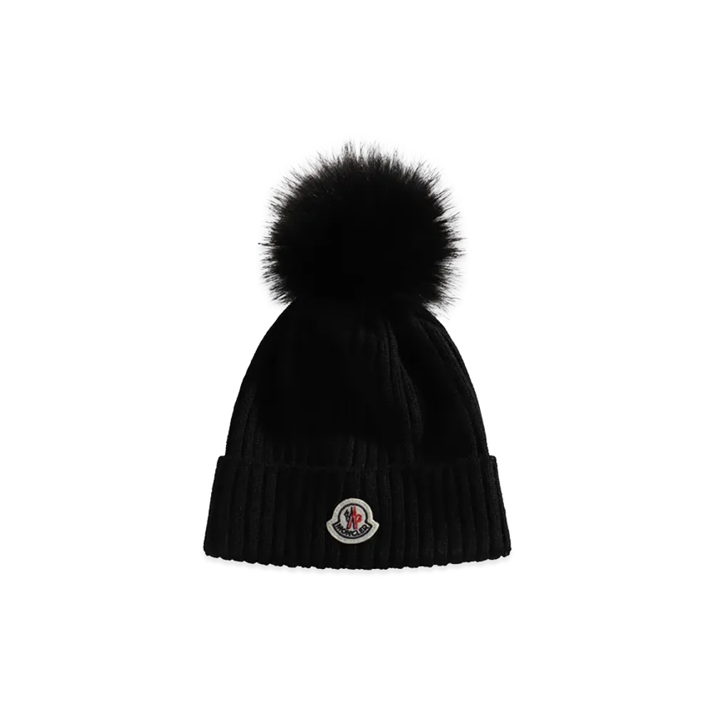 MONCLER Kids Beanie "Black"