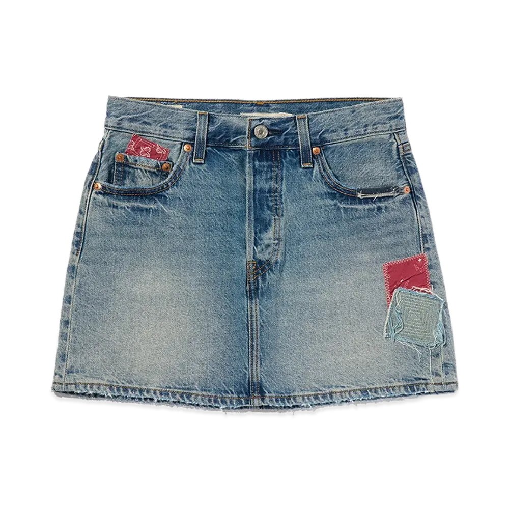 Levi's 501 Day Special Collection Icon Denim Skirt "Medium Indigo"