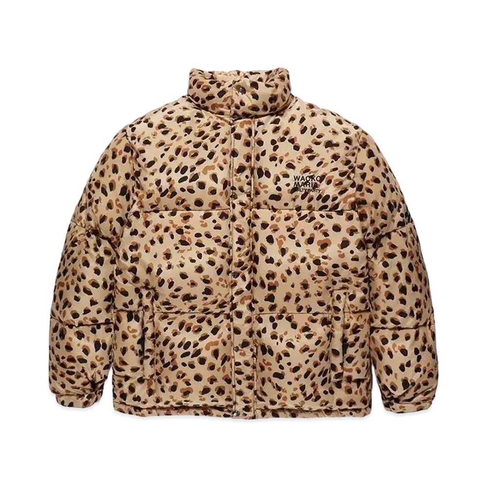 WACKO MARIA NANGA / Leopard Down Jacket "Beige"