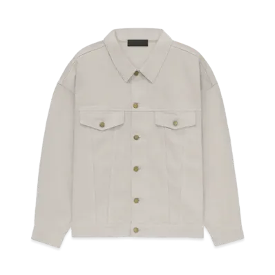 FEAR OF GOD ESSENTIALS Denim Jacket "Silver Cloud"